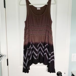 Free People Voile & Lace Trapeze Slip Dress